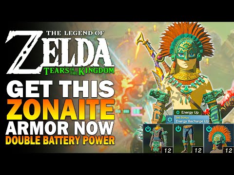 How To Get Zonaite Armor & Double Your Energy In Zelda Tears Of The Kingdom