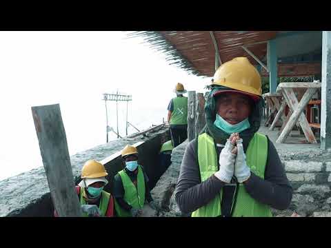 Thumb Kegiatan Padat Karya Pekerjaan Pengamanan Pantai Ped, Kecamatan Nusa Penida, Kabupaten Klungkung