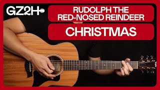 Rudolph The Red Nosed Reindeer Christmas Guitar Tutorial & Lesson |Easy Chords + Strumming + Solo|
