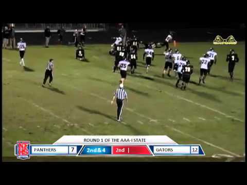 Carolina Forest #28 Dyverse Simmons breaks a couple tackles and scores; 15 yard TD run