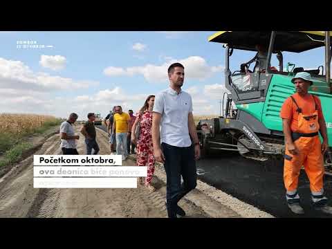 Sombor je otvoren- Asfaltirana deonica puta Kljajićevo-Telečka
