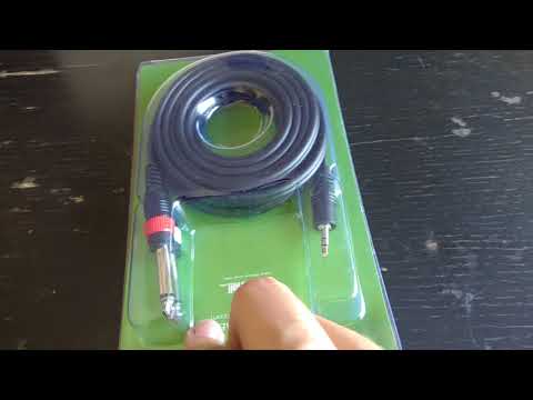 UNBOXING - Adam Hall Audio Cable 3.5 mm Jack stereo to 2x6.3 Jack mono
