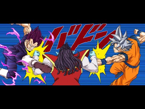 GOKU&VEGETA VS GAS MANGA [COLOR]