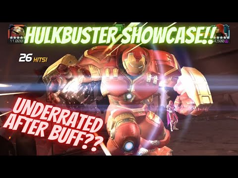 HULKBUSTER SHOWCASE!! UNDERRATED?? Endgame content wrecked at 5 Star Rank 4