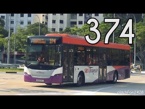 [SBST] SBS8701J on Service 374 - Scania K230UB Euro V Gemilang