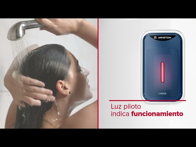 Vídeo relacionado con Ariston Lydos R - Termo Eléctrico 50 Litros, Calentador de Agua Eléctrico Vertical con Regulación Externa + Titanio en Depósito 48x45x56,8, Calentadores Instalación en España Eficiencia C Rango (A+/F)