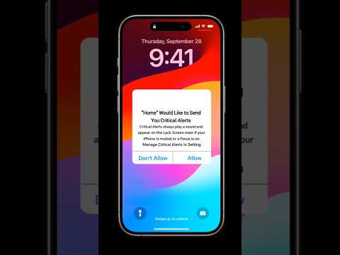 Problem Solved Home" Would Like to Send You Critical Alerts #shorts #ytshorts #iphone