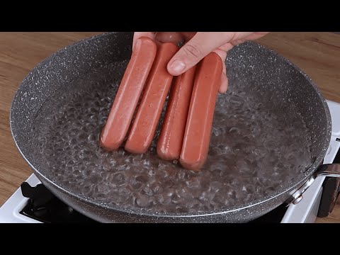 I learned this trick at a famous restaurant, now I only prepare sausages like this.