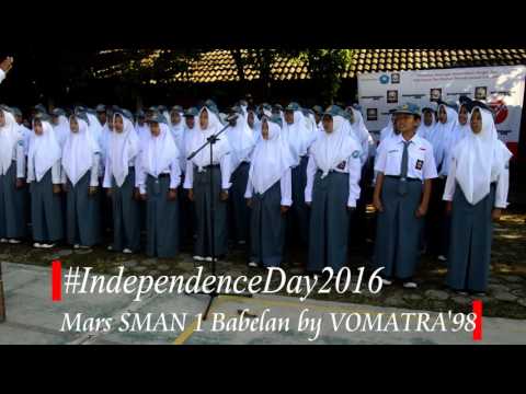 Mars SMAN 1 Babelan (Obade by VOMATRA'98) | #IndependenceDay2016 at SMA Negeri 1 Babelan