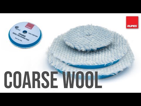 Rupes COARSE Blue Wool Polishing Pad | THE RAG COMPANY