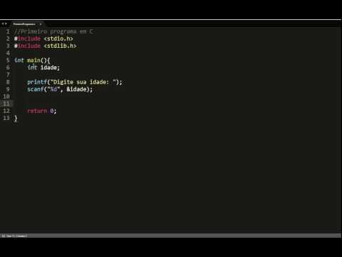 Programa Simples em C – Aprender Programando