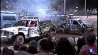 preview picture of video '[D] (Part 2)Demolition Derby. 2009 Allegan County Fair. Truck Championship.'