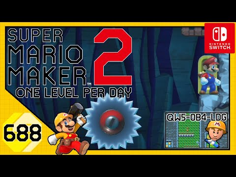 Super Mario Maker 2 olpd ★ 688 ★ Red Coins cave ★ Nico 358 ★ Deutsch