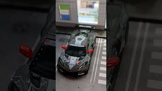 Mini GT Chevrolet Corvette C8.R #4, Corvette Racing entry from the 2021 IMSA Sebring 12 Hours race