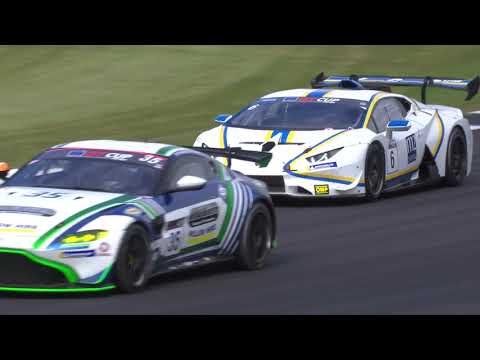 GT Cup Open 2019 Round 4 SILVERSTONE - RACE 1 Highlights ENG