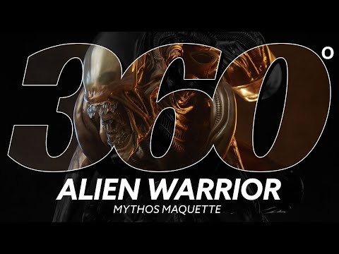 Alien Warrior Mythos Maquette by Sideshow Collectibles | 360°