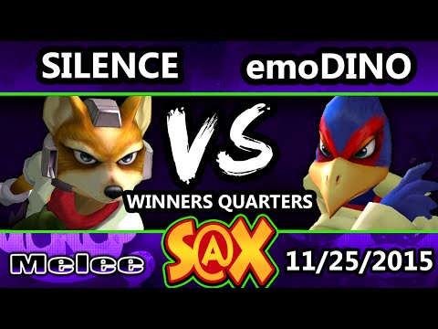 S@X 125 - Silence (Fox) Vs. emoDinosaur (Falco) SSBM Winners Quarters - Smash Melee
