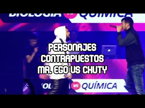PERSONAJES CHUTY vs MR. EGO ( Biología vs Química ) - FMS España Jornada 7
