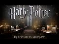 Hogwarts Library Ambience | Harry potter inspired ASMR | Animated Ambience STUDY/RELAX 📚