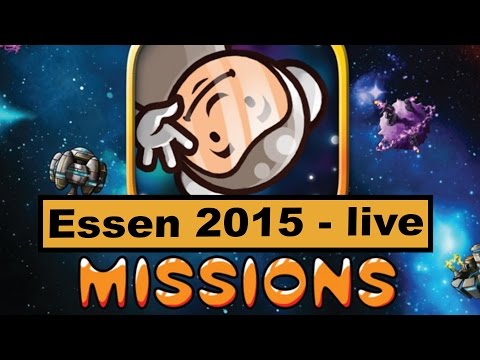 Galaxy Trucker: Missions - Board Game - Overview in English - Essen 2015 live