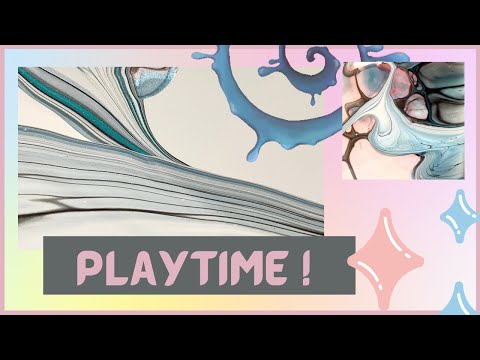 The Double handed transfered swipe - THAT WAS TOUGH ON MY LITTLE BRAIN...! Must try color combo