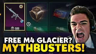Free M4 Glacier Trick? PUBG Mobile MYTHBUSTERS