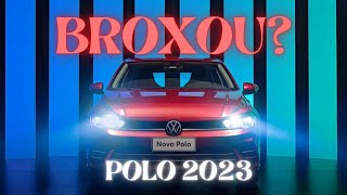 NOVO POLO 2023, com linhas renovadas e faróis de LED E COM MOTOR DE UP TURBO!