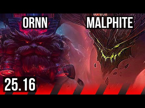 ORNN vs MALPHITE (TOP) | KR Master | 25.16