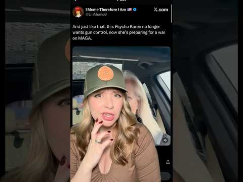 Wait!GunGrabbing Karen No Longer Want Gun Control?!? #shortsfeed #2ndamendment #shortsvideo #shorts Thumbnail