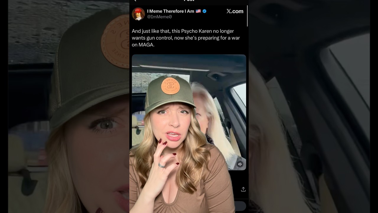 Wait!GunGrabbing Karen No Longer Want Gun Control?!? #shortsfeed #2ndamendment #shortsvideo #shorts