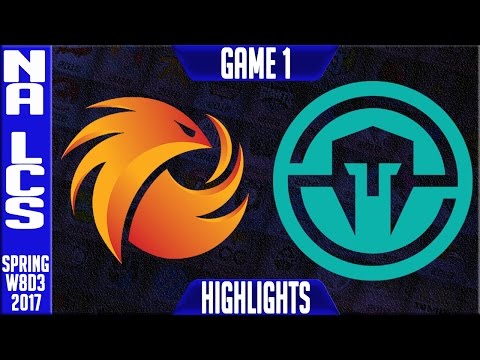 Phoenix 1 vs Immortals Game 1 - NA LCS W8D3 Spring 2017 - P1 vs IMT G1