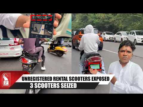 Unregistered Rental Scooters Exposed In Panaji, Three Scooters Seized