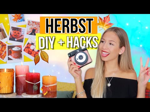 HERBST DIYs & HACKS 🍁 Tipps gegen Langeweile im Herbst 🍂 Herbst 2018