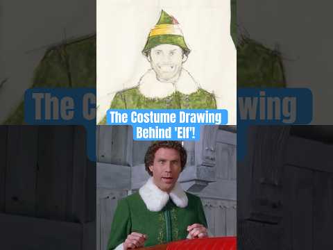 The Original Costume Drawing Behind ‘Elf’!