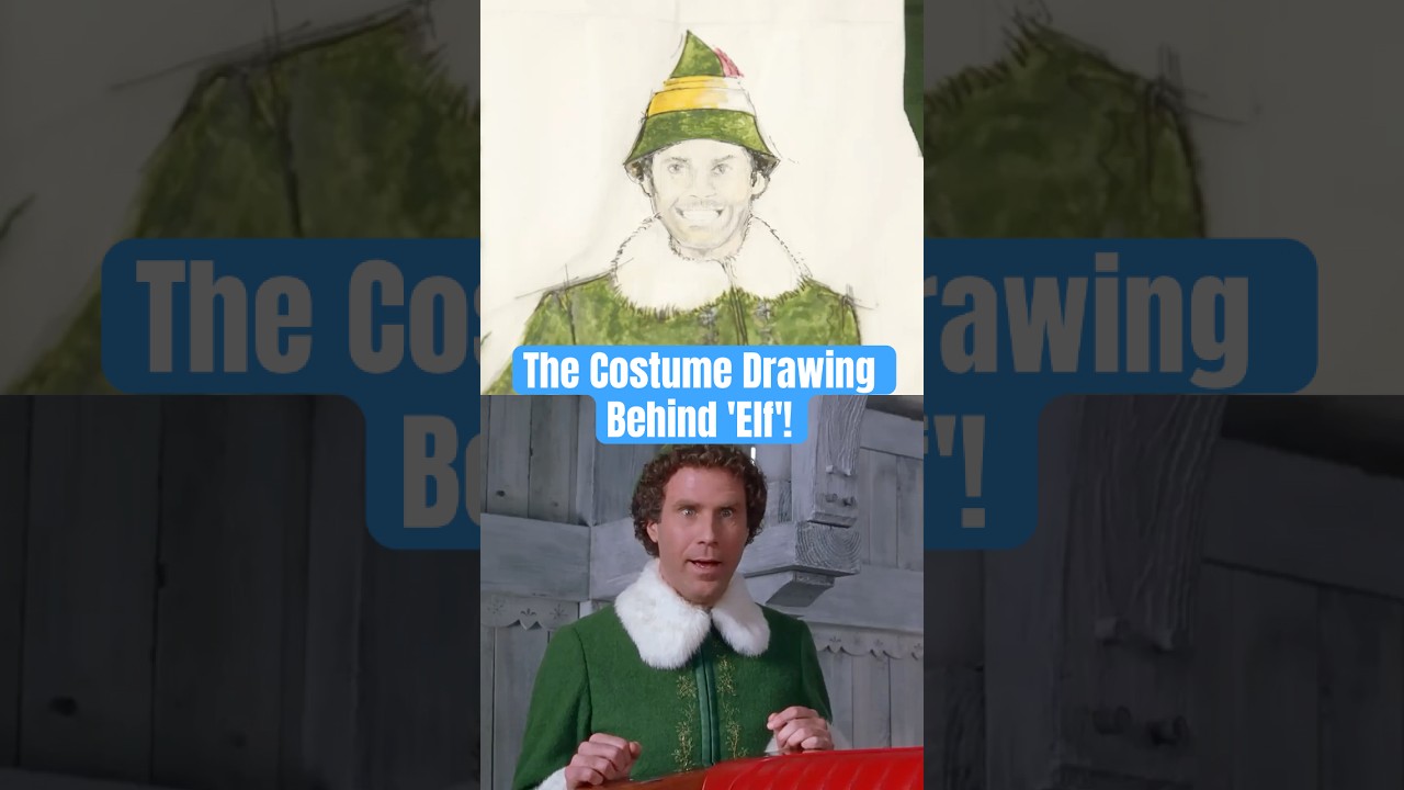 The Original Costume Drawing Behind ‘Elf’!