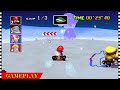 Nintendo 64 Gameplay Mario Kart 64 Flower Cup 1080p 60fps