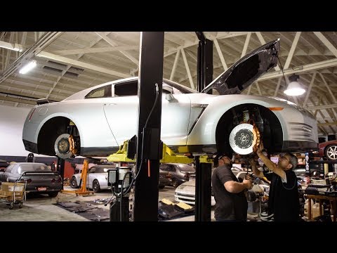 IMPROVING the R35 GT-R! Part4 - Brembo Brake Rotors and Pads