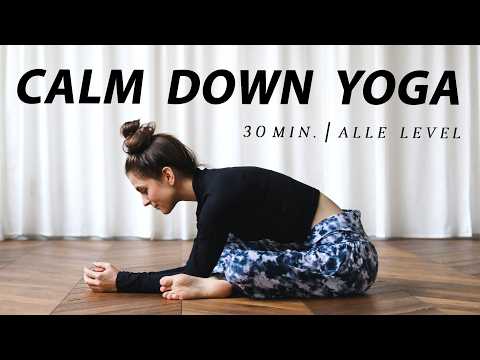 Yoga zum Entspannen | Nervensystem beruhigen & Stress loslassen | 30 Min. CALM DOWN YOGA