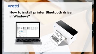 2023 D463B Bluetooth driver installation and printing samples on Windows