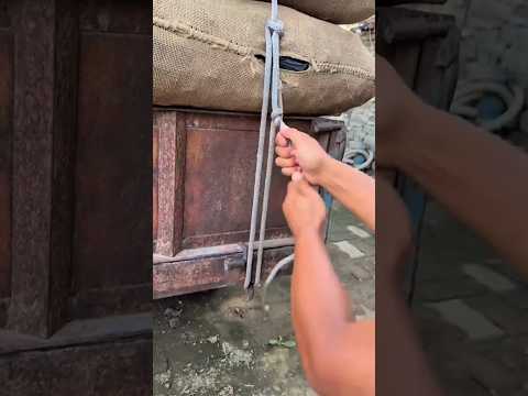 👉 The Unbreakable Cargo Knot EVERY Trucker Needs! #knot #technique #rope #interesting #knowledge