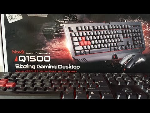 THE BEST $30 MOUSE & KEYBOARD?!?! - A4TECH BLOODY GAMING