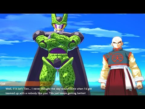 Dragon Ball FighterZ - Cell Calls Tien a Nobody & Roasts Him