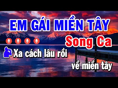 Karaoke Em Gái Miền Tây Song Ca Nhạc Sống | Karaoke Bảo Kim