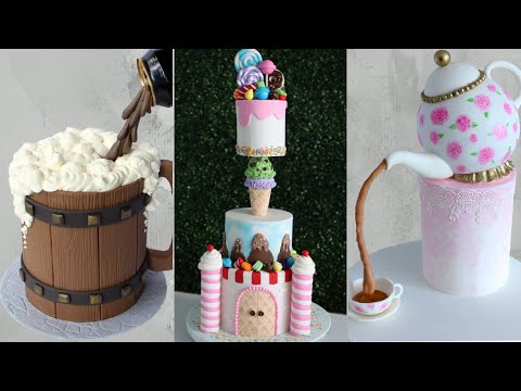 Amazing Gravity Defying CAKES Compilation! | The Lovely Baker