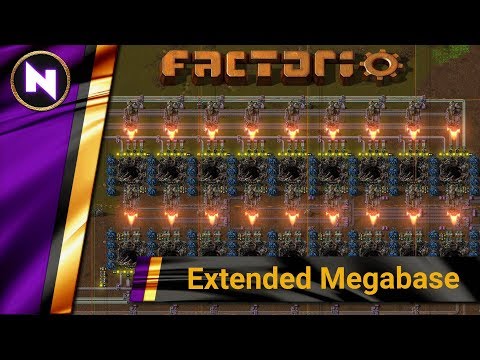 Factorio 18k Science per minute Extended Megabase Tour