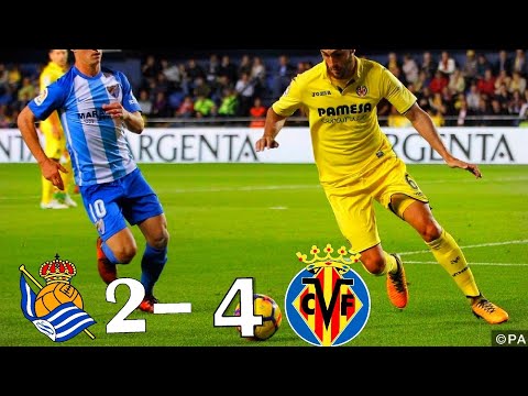 Villarreal vs Real Sociedad 4-2 all goals + Highlights 1/27/18