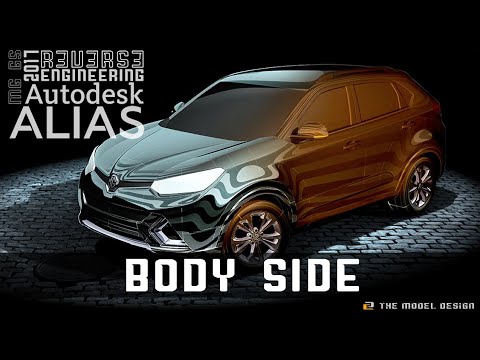 The Complete Guide to 3D Automotive Modeling Alias Tutorial Lesson 5 Body Side