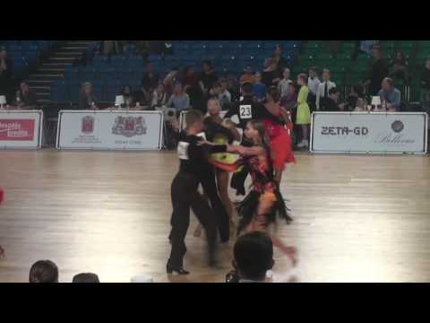 2016 WDSF Riga World Youth Latin | Danny & Kelly | Samba