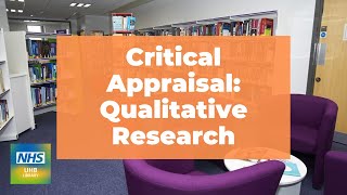 Appraising Qualitative Research