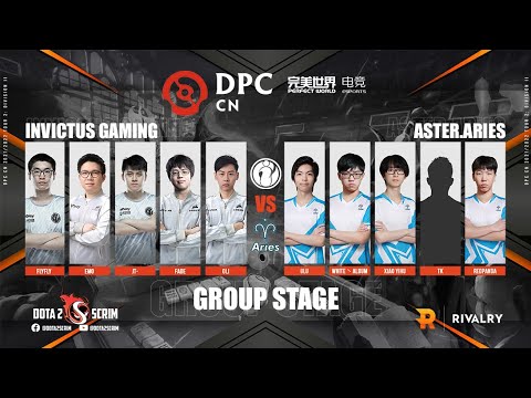 Invictus Gaming vs Aster.Aries - DPC CN 2021/22 Tour 2: Division II - Group Stage - B03